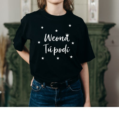 Polera Oversize "Weona Tú podí"