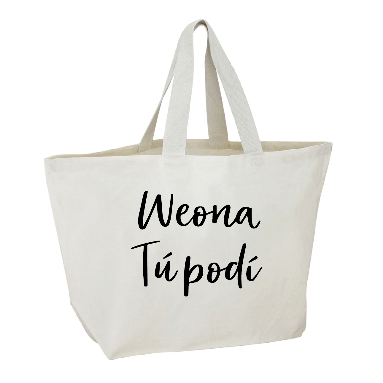 Bolsa Algodón - Weona Tú podí (natural)