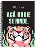 Planner - ACÁ NADIE SE RINDE.
