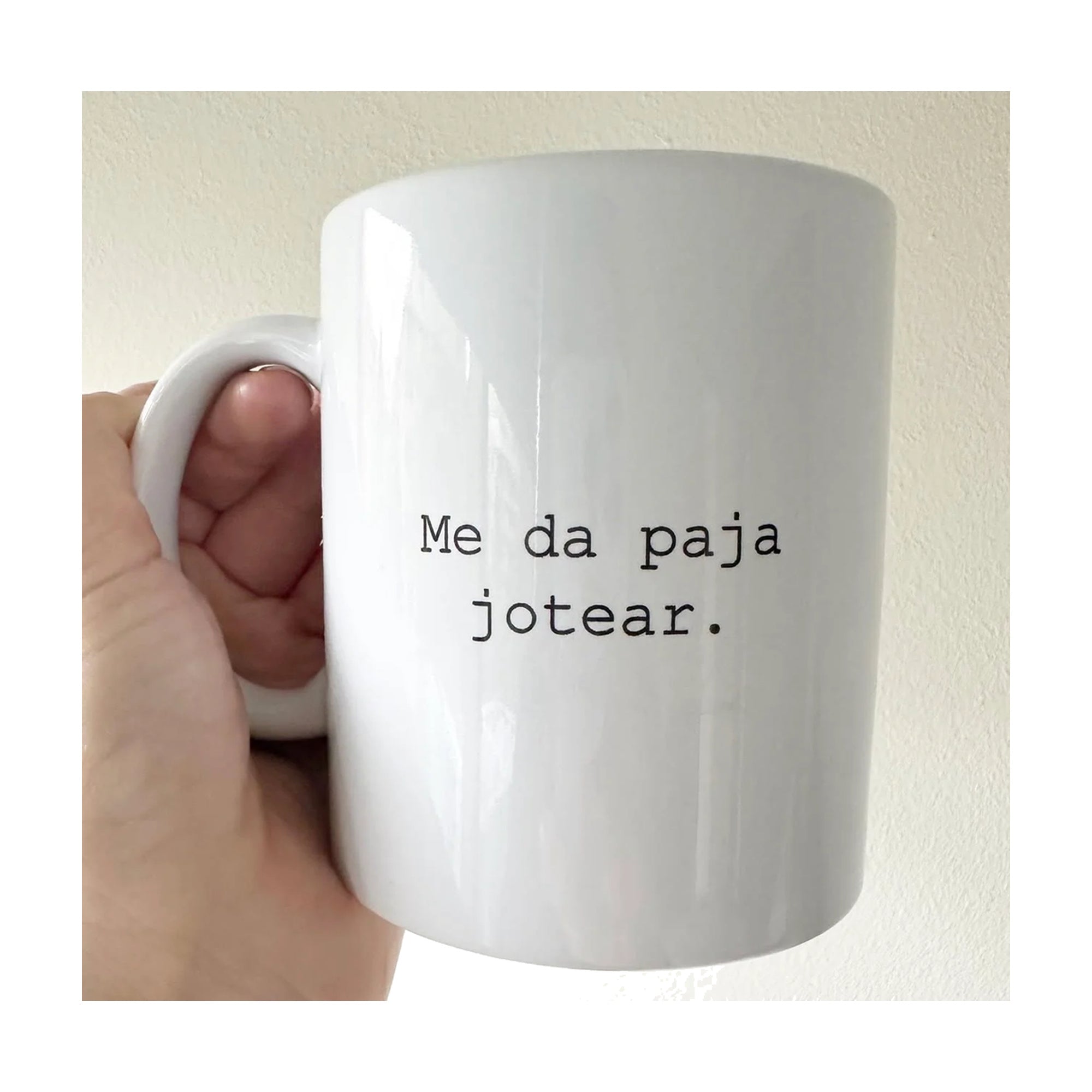 Tazón - Blanco - Me da paja jotear.