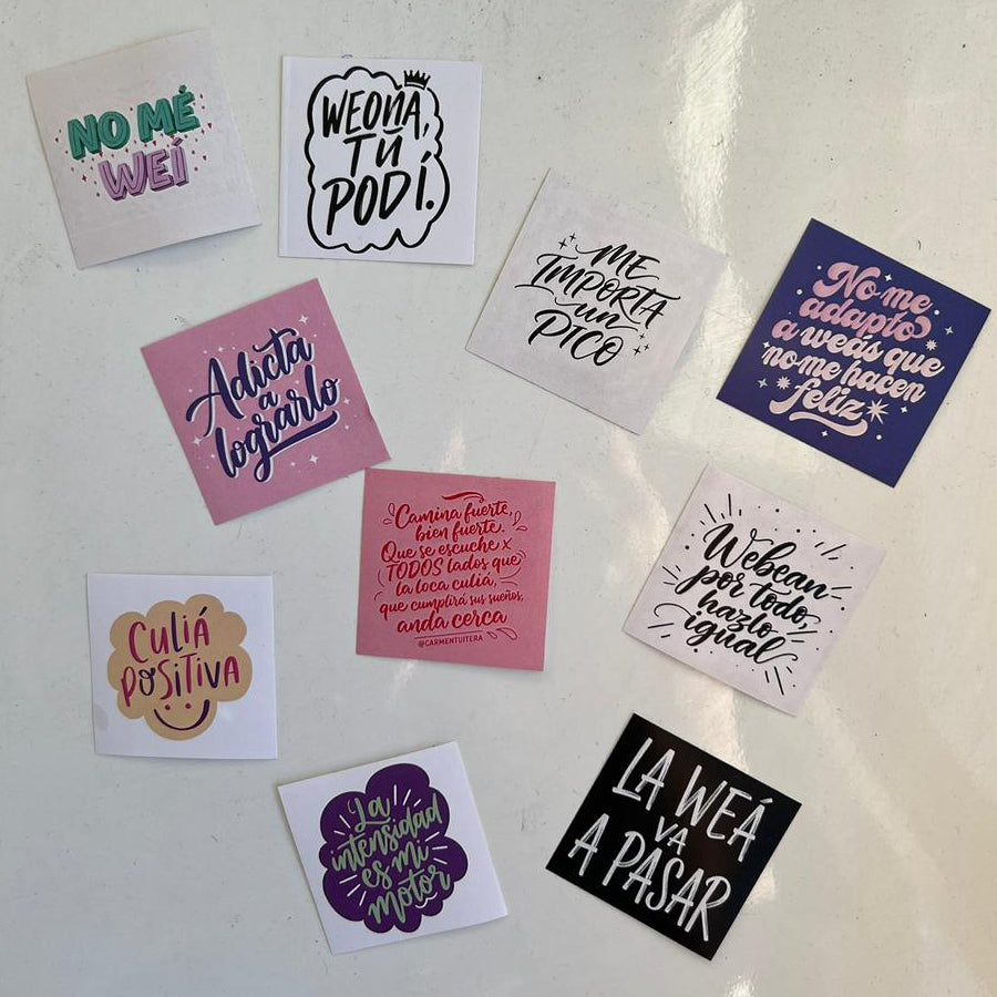 Stickers - 10 frases