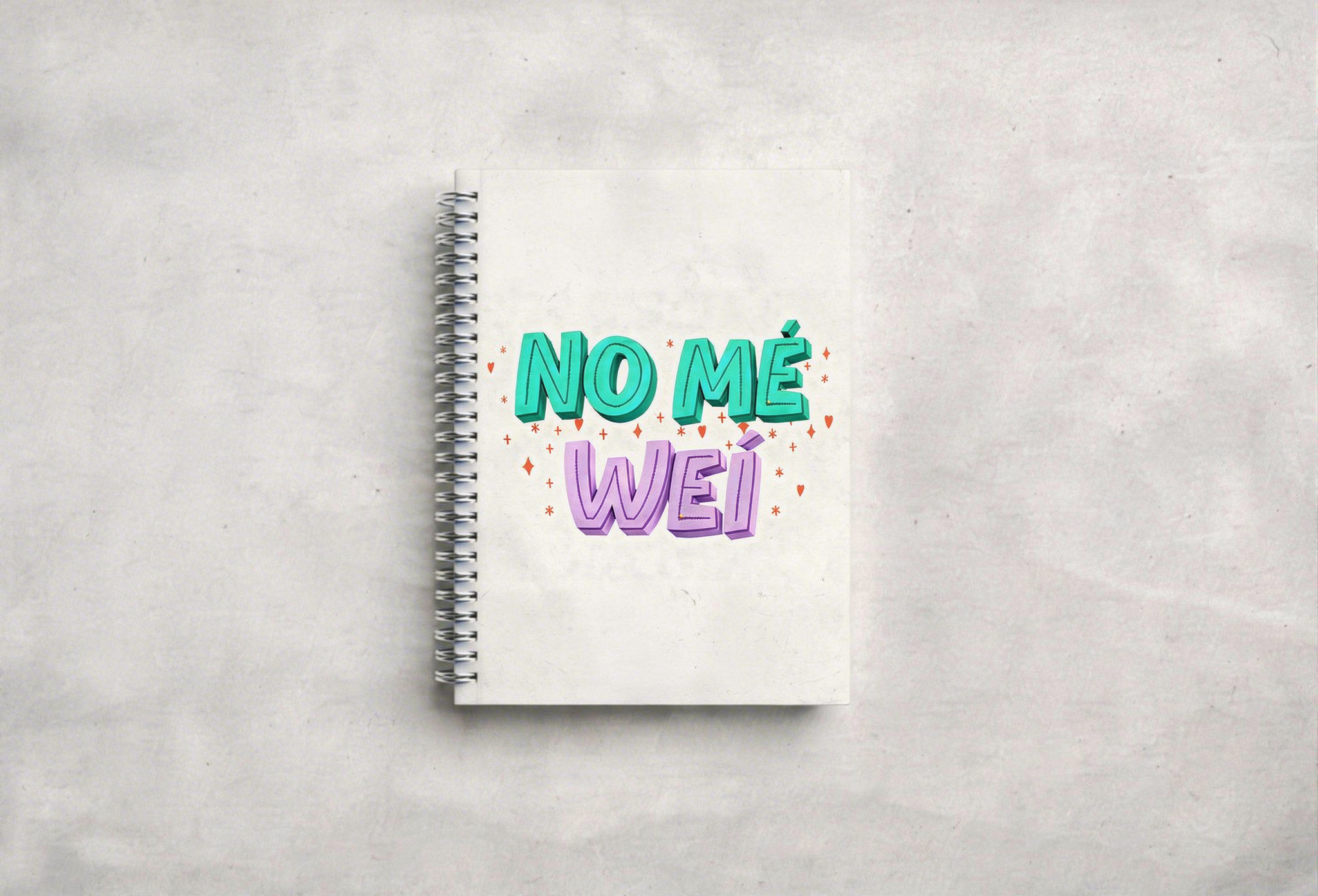 Cuaderno - NO ME WEÍ